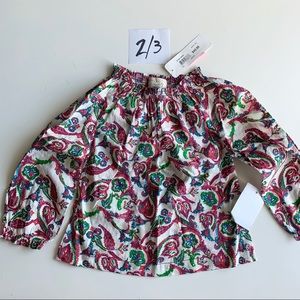 Sz 2/3 Peek long sleeve top NWT